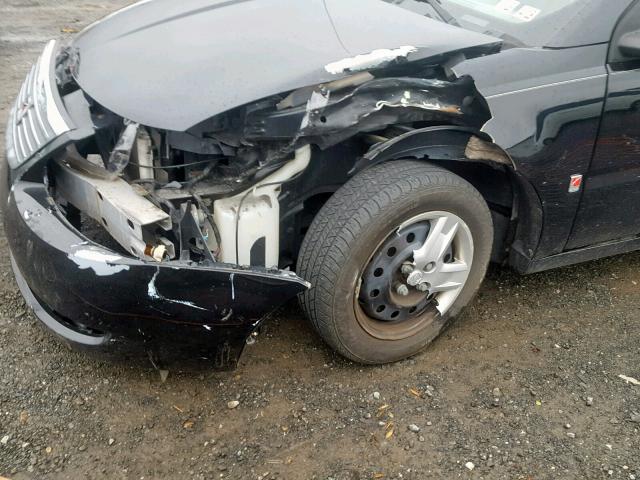 1G8AJ55FX7Z106757 - 2007 SATURN ION LEVEL BLACK photo 9