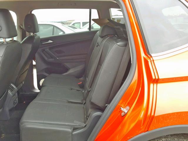 3VV2B7AX4JM154363 - 2018 VOLKSWAGEN TIGUAN SE ORANGE photo 6