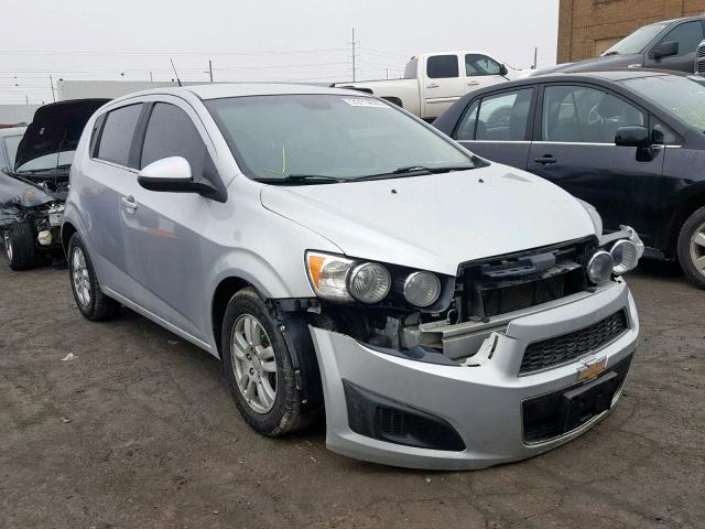 1G1JC6SH3D4126751 - 2013 CHEVROLET SONIC LT SILVER photo 1