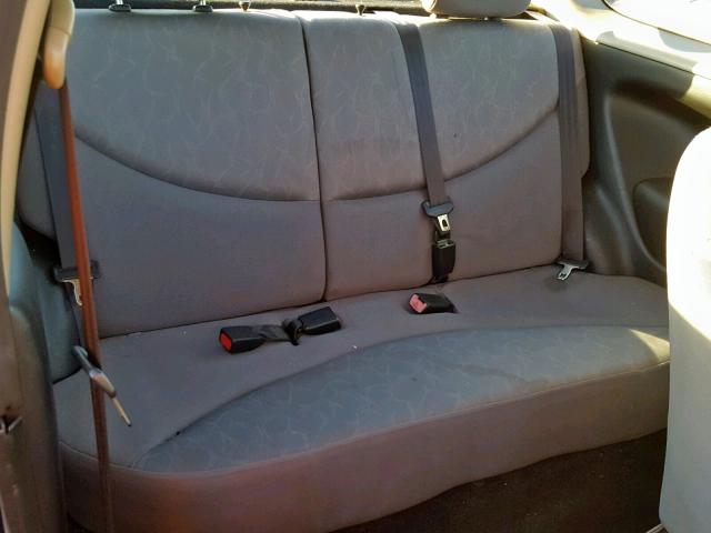 JTDAT123930282054 - 2003 TOYOTA ECHO BLUE photo 6