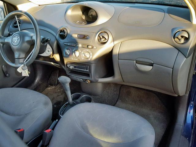 JTDAT123930282054 - 2003 TOYOTA ECHO BLUE photo 9