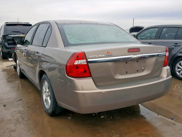1G1ZS58F47F290377 - 2007 CHEVROLET MALIBU LS BROWN photo 3