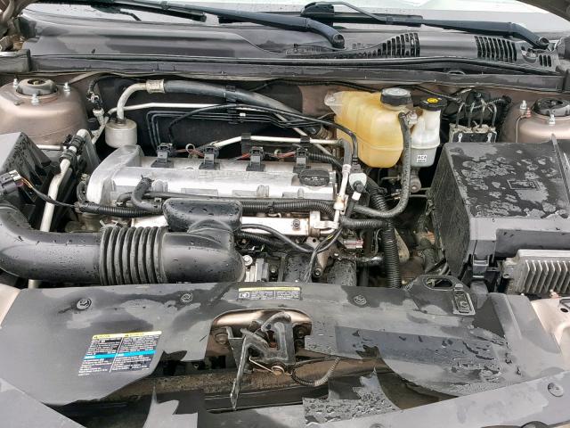 1G1ZS58F47F290377 - 2007 CHEVROLET MALIBU LS BROWN photo 7
