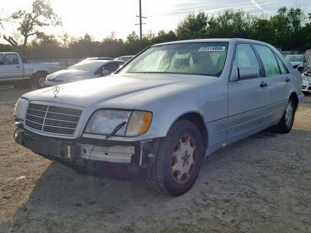 WDBGA43E9SA254618 - 1995 MERCEDES-BENZ S 420 SILVER photo 2