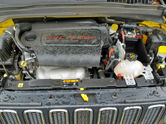 ZACCJABB0HPG43923 - 2017 JEEP RENEGADE L 黄色 照片 7
