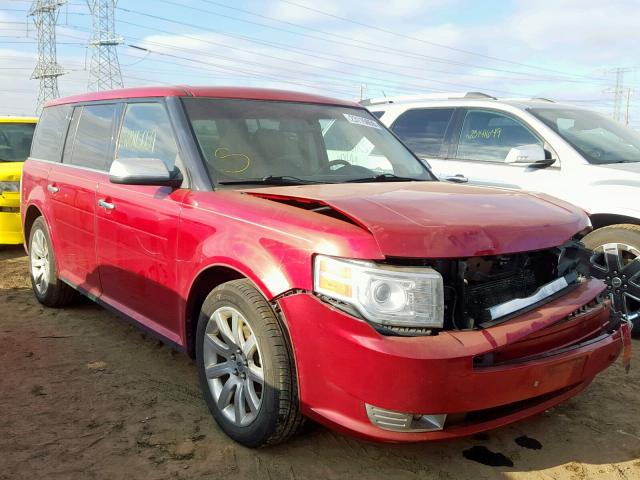 2FMHK6DC2BBD06957 - 2011 FORD FLEX LIMIT RED photo 1