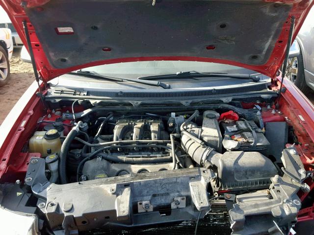 2FMHK6DC2BBD06957 - 2011 FORD FLEX LIMIT RED photo 7