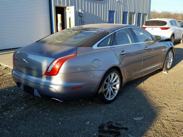 SAJWA1CB3BLV08525 - 2011 JAGUAR XJ BASE SILVER photo 4