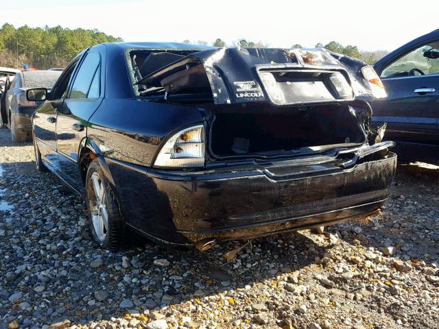 1LNFM87A16Y615450 - 2006 LINCOLN LS BLACK photo 3