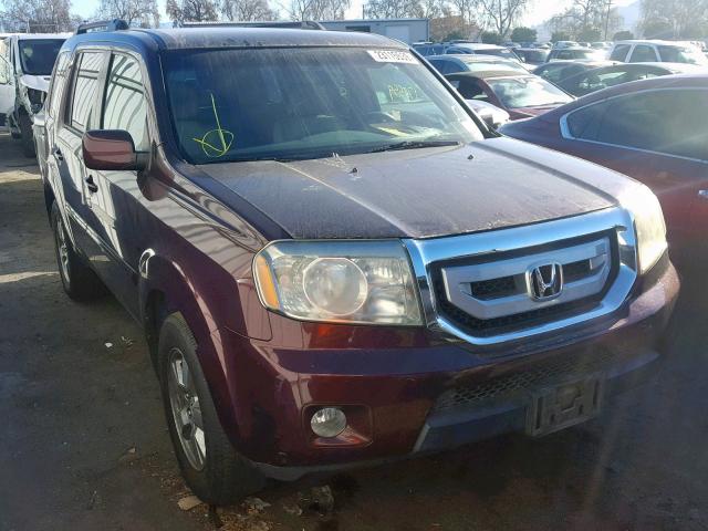 5FNYF38469B016888 - 2009 HONDA PILOT EX PURPLE photo 1