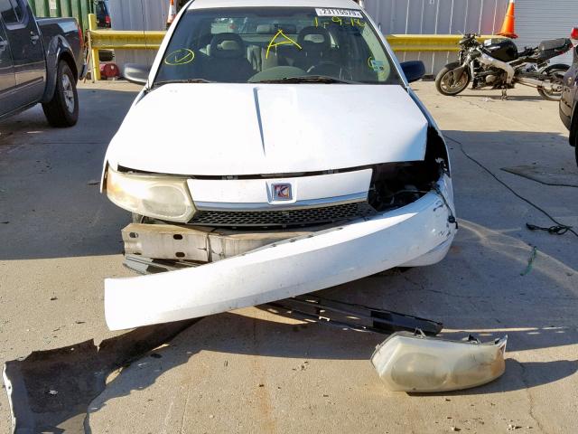 1G8AJ52F74Z106215 - 2004 SATURN ION WHITE photo 9