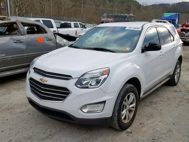 2GNFLFE31G6220280 - 2016 CHEVROLET EQUINOX LT WHITE photo 2