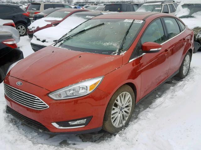 1FADP3J20JL293919 - 2018 FORD FOCUS TITA RED photo 2