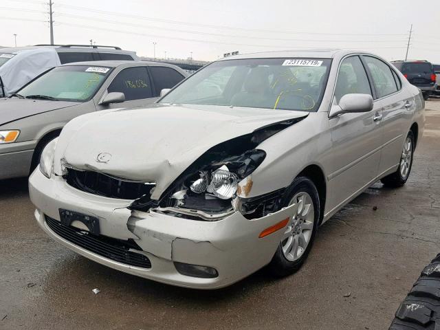 JTHBF30G336013511 - 2003 LEXUS ES 300 SILVER photo 2