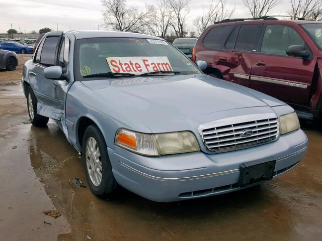 2FAFP74W43X134213 - 2003 FORD CROWN VICT BLUE photo 1