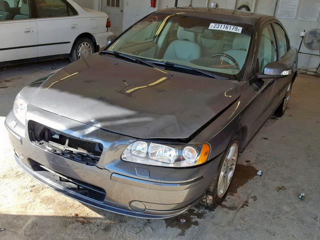 YV1RS592172631061 - 2007 VOLVO S60 2.5T GRAY photo 2