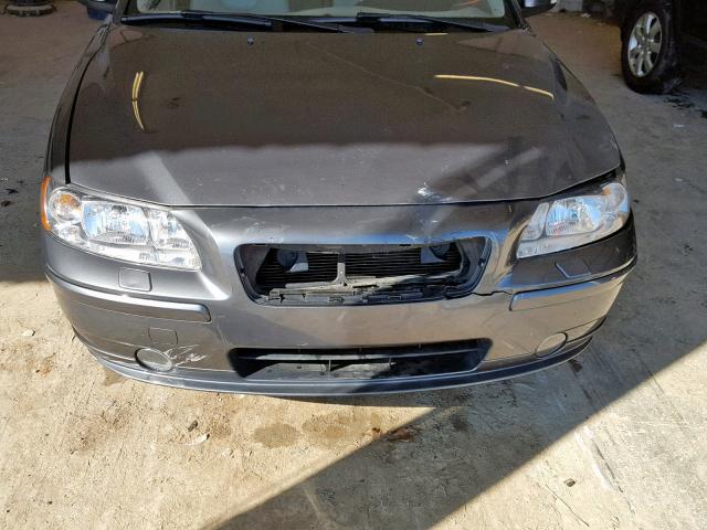 YV1RS592172631061 - 2007 VOLVO S60 2.5T GRAY photo 9