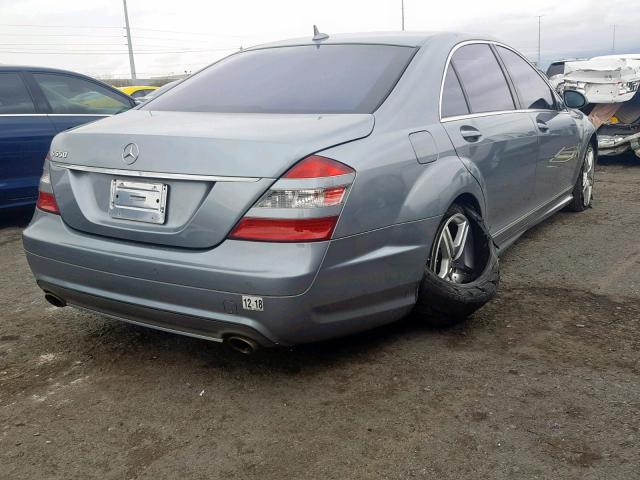 WDDNG71X88A157146 - 2008 MERCEDES-BENZ S 550 GRAY photo 4