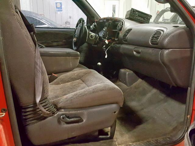 3B7HF13Z5YG121597 - 2000 DODGE RAM 1500 RED photo 5