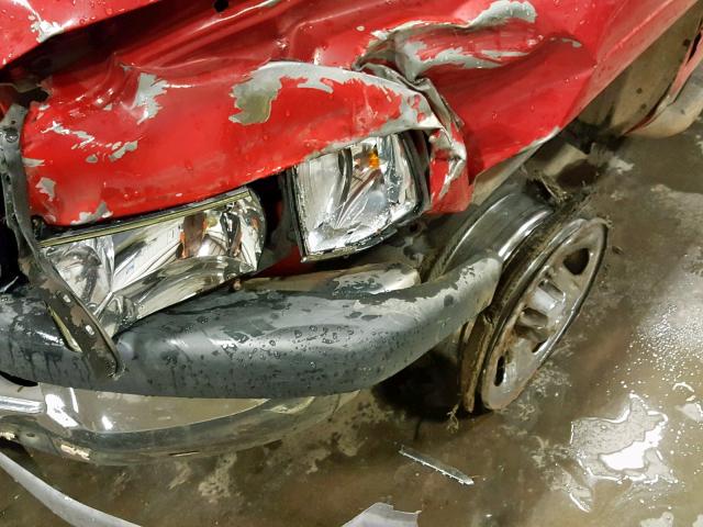 3B7HF13Z5YG121597 - 2000 DODGE RAM 1500 RED photo 9