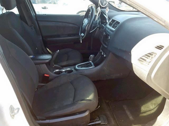 1C3CDZCB9CN291175 - 2012 DODGE AVENGER SX WHITE photo 5