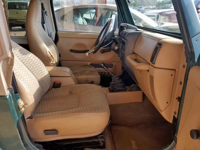 1J4FA49SXYP775762 - 2000 JEEP WRANGLER / 绿色 照片 5