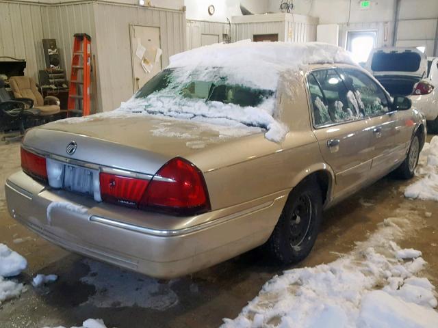 2MEFM74W1YX627226 - 2000 MERCURY GRAND MARQ TAN photo 4