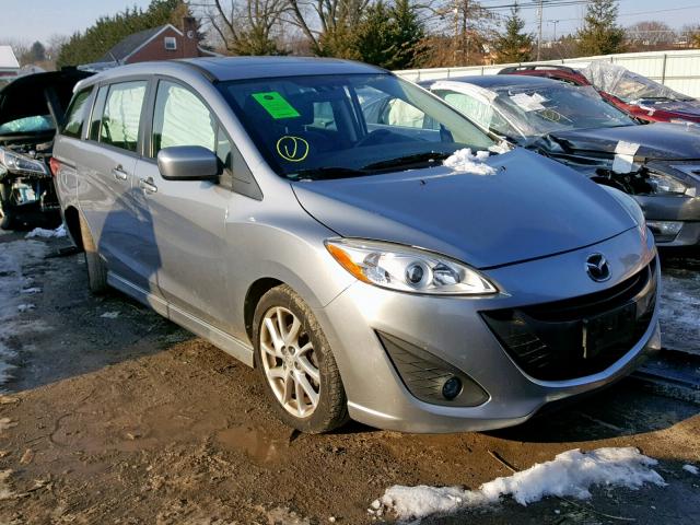 JM1CW2DL4C0121792 - 2012 MAZDA 5 SILVER photo 1