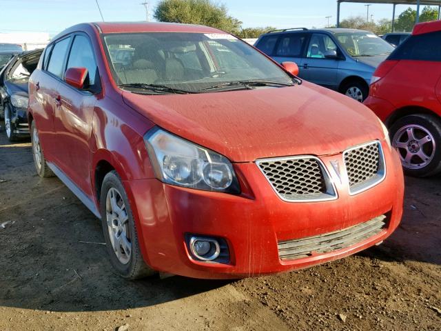 5Y2SP67089Z411152 - 2009 PONTIAC VIBE RED photo 1