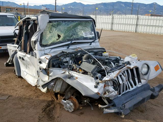 1J4FA39S55P322610 - 2005 JEEP WRANGLER X SILVER photo 1