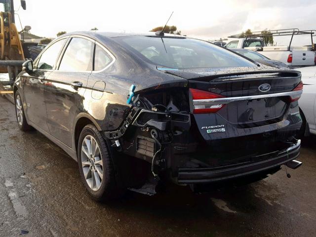 3FA6P0SU8JR211914 - 2018 FORD FUSION TIT BLACK photo 3