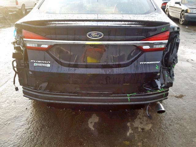 3FA6P0SU8JR211914 - 2018 FORD FUSION TIT BLACK photo 9