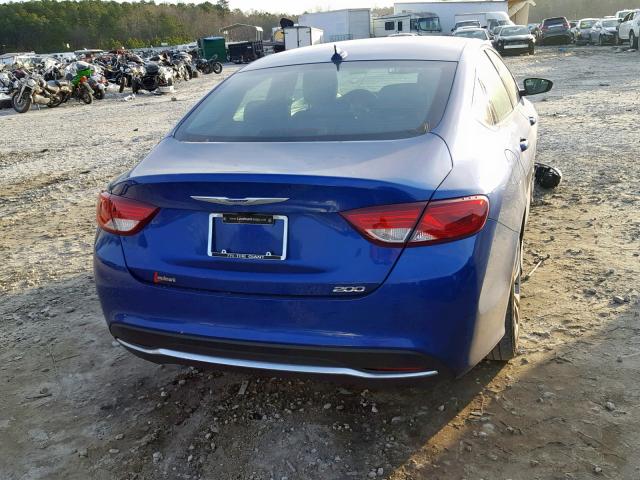 1C3CCCAB5GN178381 - 2016 CHRYSLER 200 LIMITE BLUE photo 9