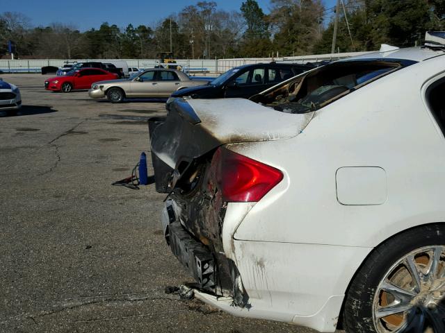 JN1CV6AP6CM930370 - 2012 INFINITI G37 BASE WHITE photo 9