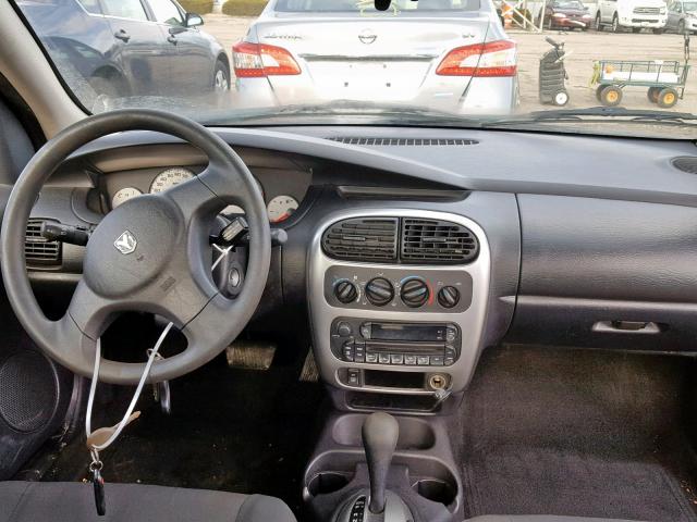 1B3ES56CX5D186758 - 2005 DODGE NEON SXT GRAY photo 9