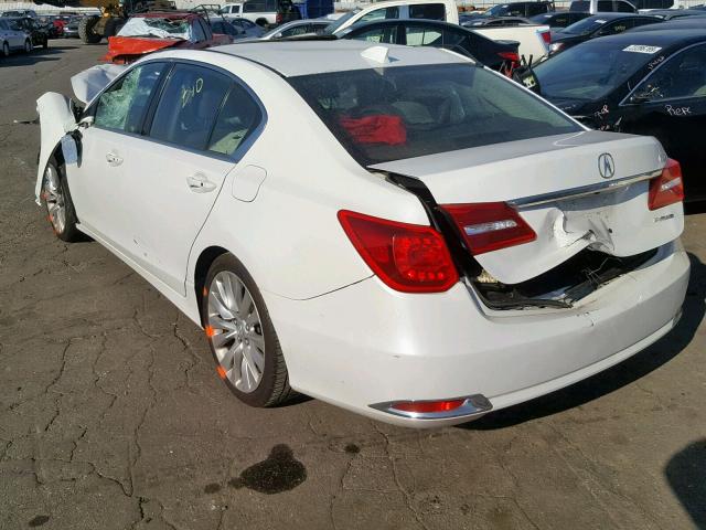 JH4KC1F55EC004624 - 2014 ACURA RLX TECH 白色 照片 3