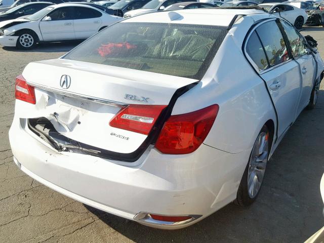 JH4KC1F55EC004624 - 2014 ACURA RLX TECH 白色 照片 4