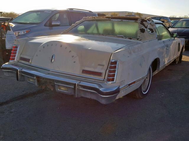 9Y89S684231 - 1979 LINCOLN MARK V TAN photo 4