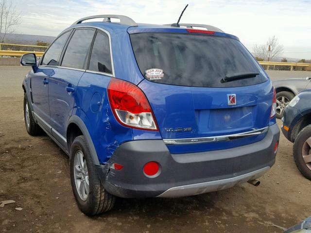 3GSCL33P28S558181 - 2008 SATURN VUE XE BLUE photo 3