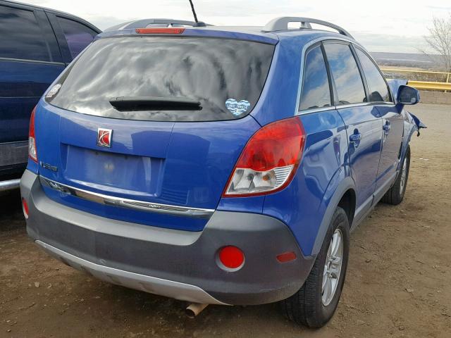 3GSCL33P28S558181 - 2008 SATURN VUE XE BLUE photo 4