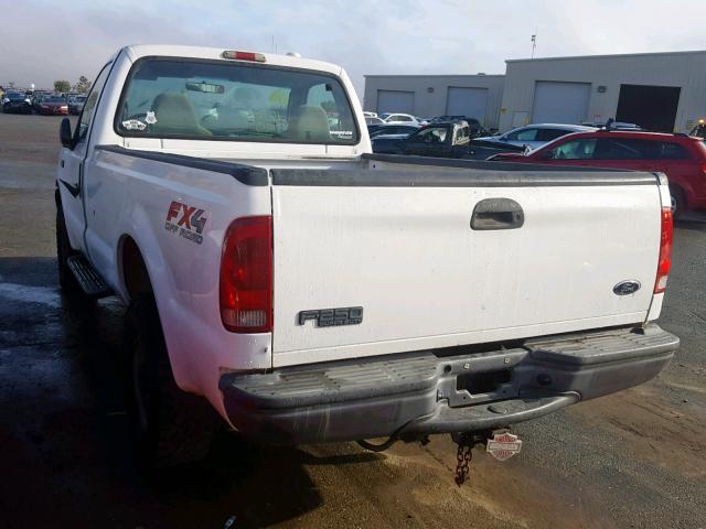 1FTNF21L43EC87763 - 2003 FORD F250 SUPER WHITE photo 3