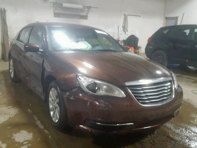 1C3CCBBB7DN722934 - 2013 CHRYSLER 200 TOURIN BROWN photo 1