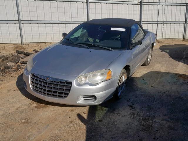 1C3EL75R55N692817 - 2005 CHRYSLER SEBRING GT GRAY photo 2