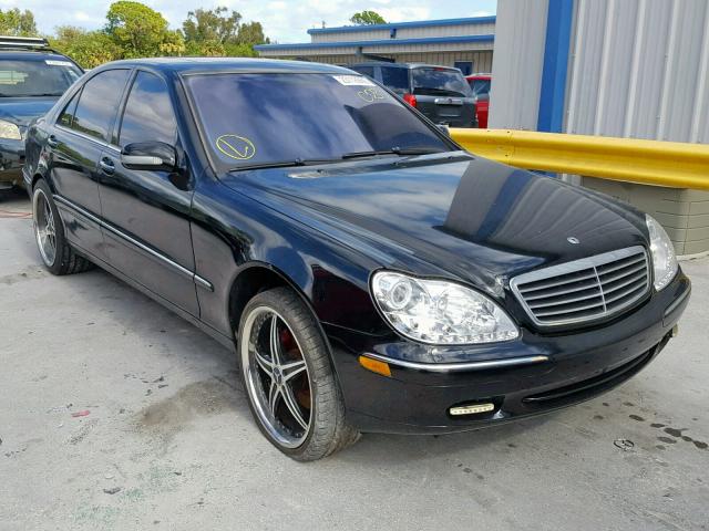 WDBNG75J71A144425 - 2001 MERCEDES-BENZ S 500 BLACK photo 1