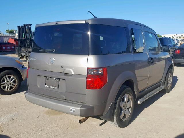 5J6YH18573L005243 - 2003 HONDA ELEMENT EX SILVER photo 4