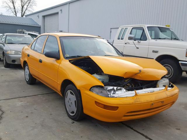 1Y1SK5267TZ029749 - 1996 GEO PRIZM BASE YELLOW photo 1