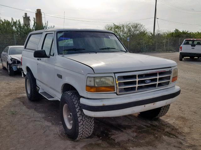 1FMEU15H6TLA97329 - 1996 FORD BRONCO U10 WHITE photo 1