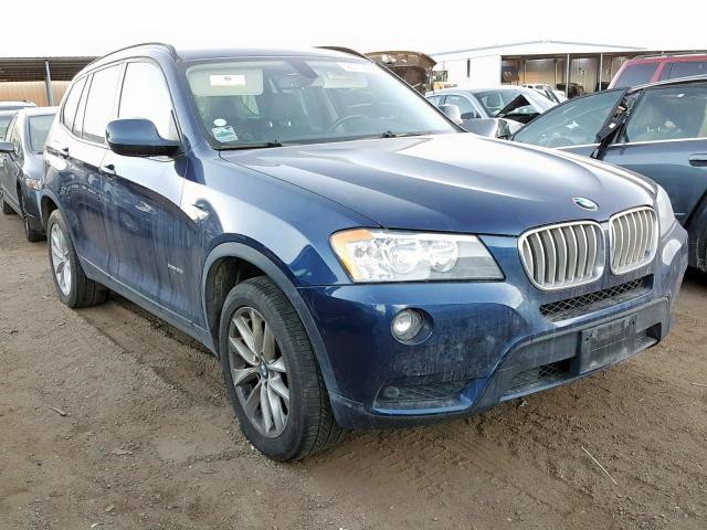 5UXWX9C52D0A26995 - 2013 BMW X3 XDRIVE2 BLUE photo 1