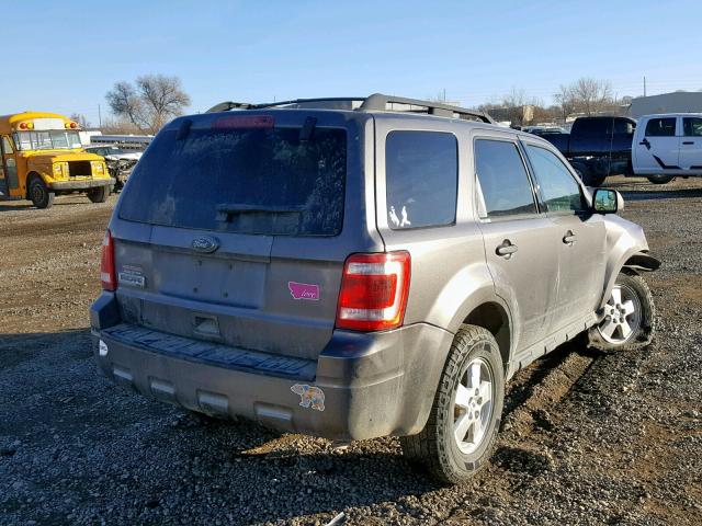 1FMCU0D79AKA31600 - 2010 FORD ESCAPE XLT GRAY photo 4