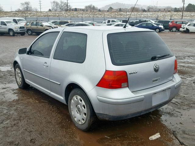 9BWBL61J244024783 - 2004 VOLKSWAGEN GOLF GL SILVER photo 3